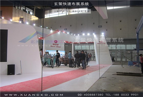 福田自行車(chē)展-自行車(chē)展展臺(tái)搭展-上海玄策展覽工廠01
